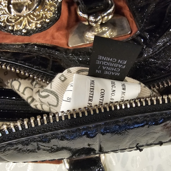 VGUC - Vintage Guess Handbag - JS style, Burgandy - Picture 15 of 16